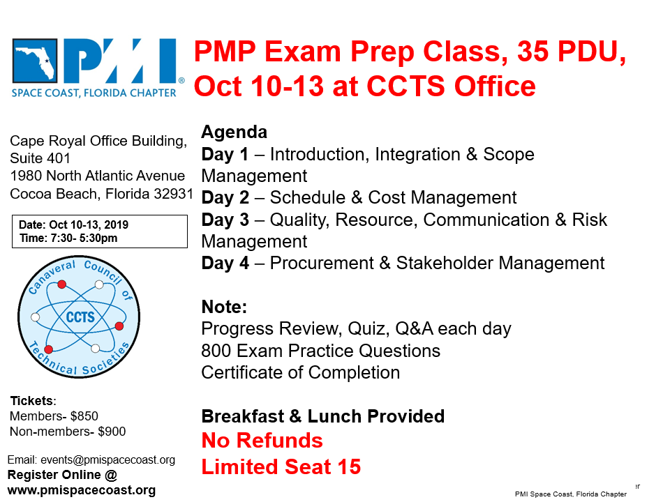 Oct PMP Class