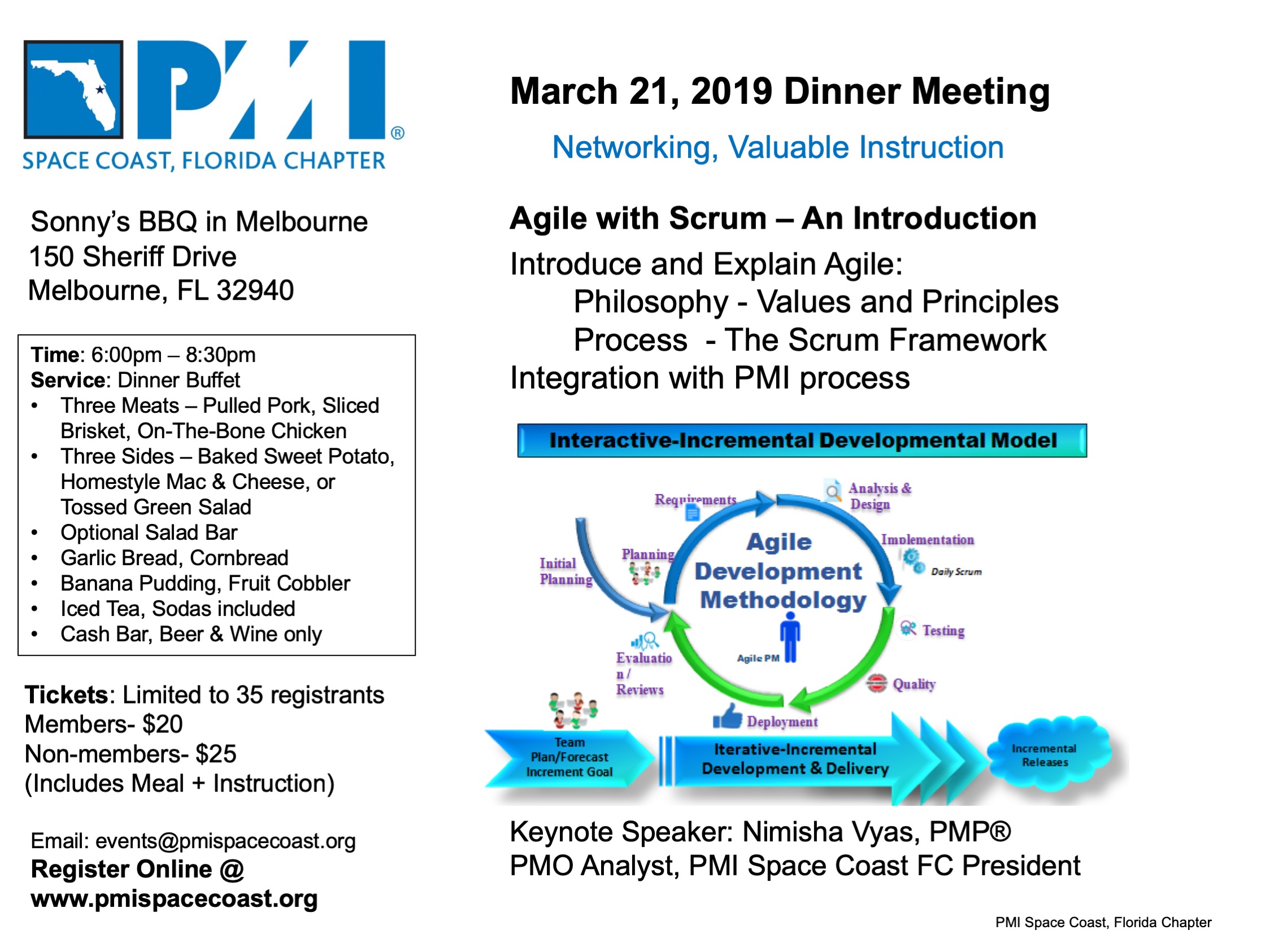 PMI SCFC 2019 March Dinner